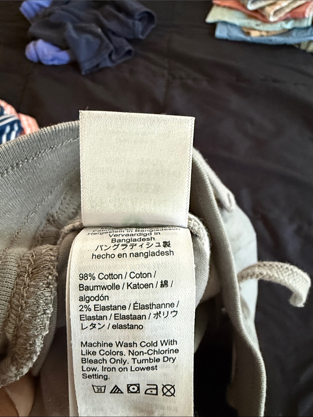 J. Crew Men's Light Gray Drawstring Athletic Shorts - Picture 3 of 4